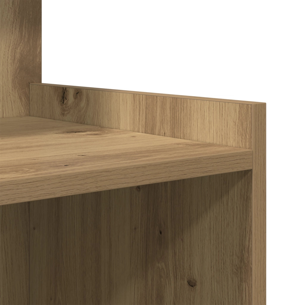 Comodino Rovere Artigianale 40x35x60 cm Legno Ing.