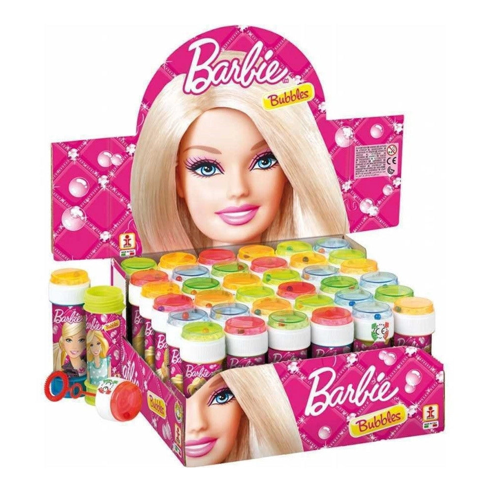 Trade Shop - Bolle Di Sapone Barbye Confezione 36 Pz Flacone 60 Ml Gadget Party -