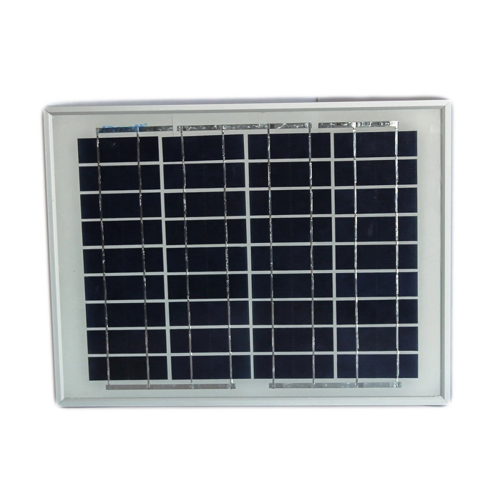 Trade Shop - Pannello Solare Modulo Fotovoltaico 30w 30watt 12v Celle Silicio Pinze Batteria -