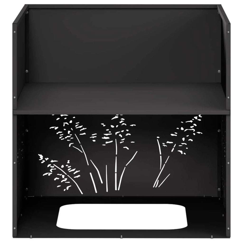 Vaso da giardino 2 pz Nero 50 x 50 x 49 cm 8005793