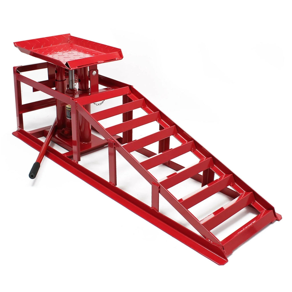 Rampa di sollevamento idraulica con martinetti portata 2000 kg altezza regolabile 16_0002913