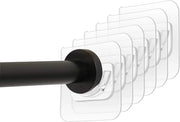 Kit di sostegni per doccia 6 pezzi - Otre adesivi autoattaccanti - Montaggio a parete - Translucido - ABS - Resistente agli urti - Sostegni per doccia