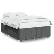Letto matrimoniale | Letto per adulti | Giroletto senza Materasso Grigio Scuro 140x200 cm Tessuto