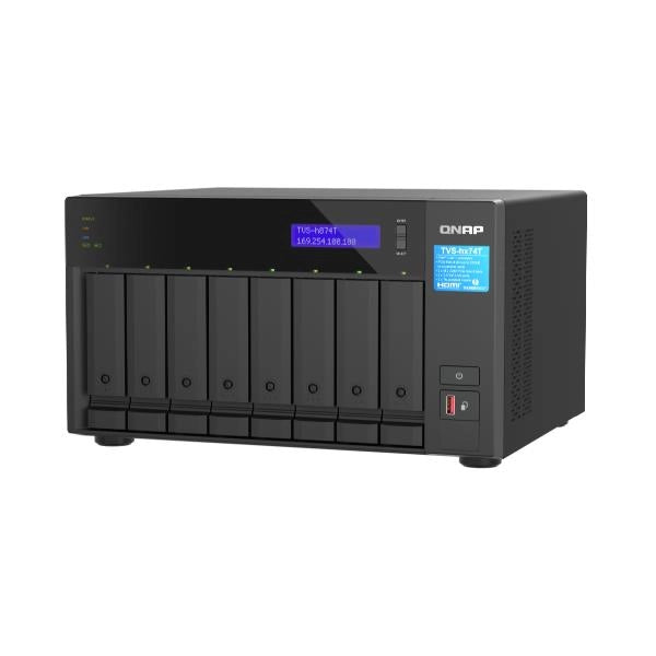 Qnap tvs-h874t-i7-32g server nas e di archiviazione tower intel® core™ i7 32 gb ddr4 0 tb qnap qts nero