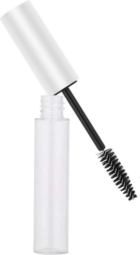 Tubo per mascara 10ml - Bocchetta per mascara per olio di ricino - Bocchetta per mascara ricaricabile - Contenitore per crema per ciglia DIY - Fusto per mascara trasparente.