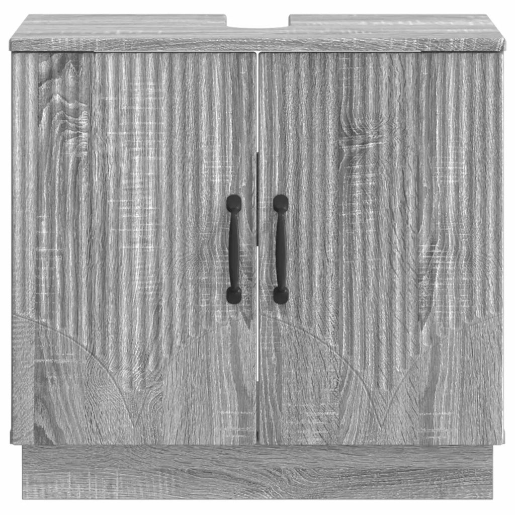 Armadio per Lavabo da Bagno HOORN Sonoma grigio 897231