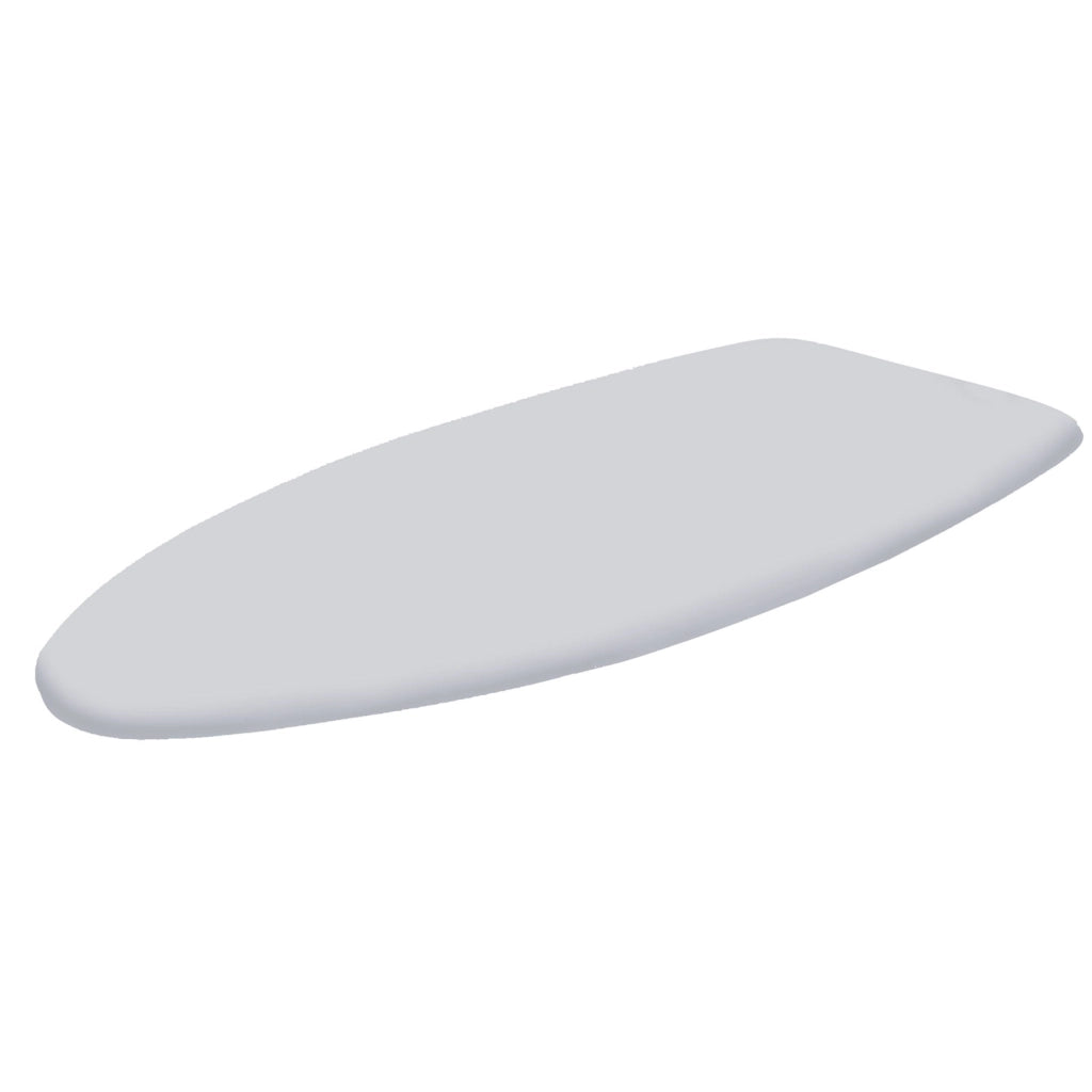 Copriasse Ricambio Asse da Stiro Rugby 125x46 cm Cotone Spugna Feltro Grigio