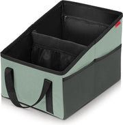 Organizzatore di sedili per auto per prese e posti posteriori, contenitore per adulti e bambini con contenitori per bicchieri, cinturino di fissaggio e cassetti di stoccaggio per giocattoli, libri, snack e altri articoli necessari