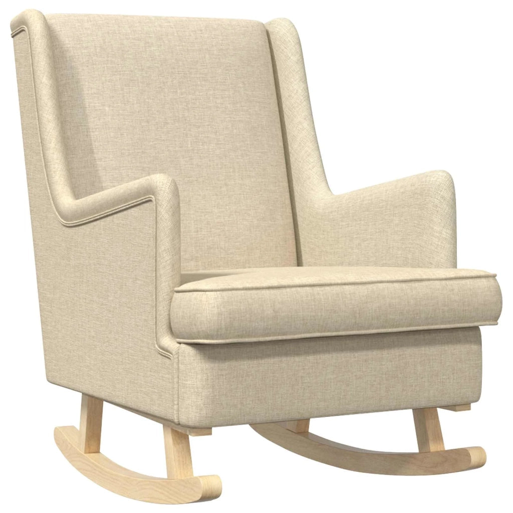 Sedia a dondolo Crema 62 x 80 x 85 cm Tessuto 42029968