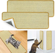 Sisal Krabmat per Gatto - 2 pezzi di Sisal per Gatti - Protezione da Graffi per Divano e Tappeti - Pavimento Autoadesivo per Gatti - Protezione per Tappeti e Divani 20 x 60 cm