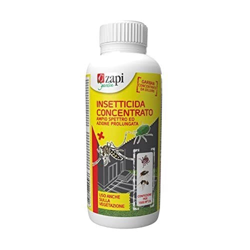 ZAPI 421464 Fortex Insetticida Concentrato Multinsetto Azione Abbattente e Residuale per Mosche Zanzare e Insetti Striscianti colore Nero