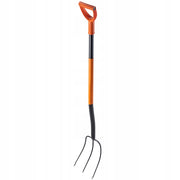 Forca da giardino KADAX a 3 punte in metallo, ergonomica, per fieno e compost, 132 cm