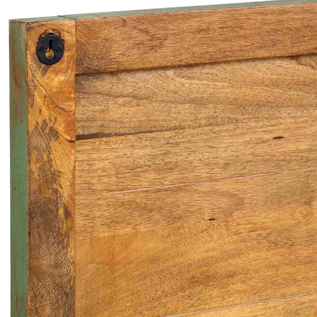 Testiera in legno verde artigianale 160x3x120h cm