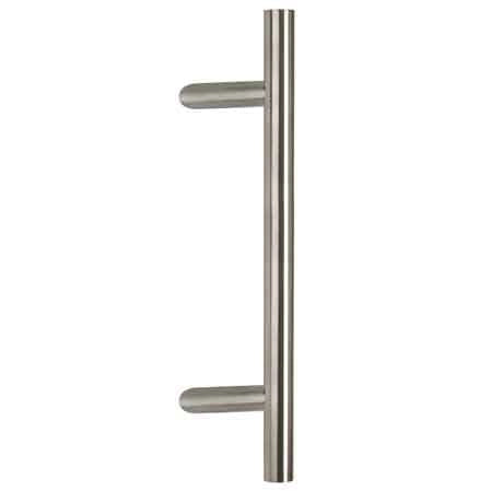 MANIGLIONE INOX INCLINATO 'ARIZONA' Ø 30x500 mm, Inter. 350 mm - Colore Nero - 2 pezzi- FIMET MANIGLIE