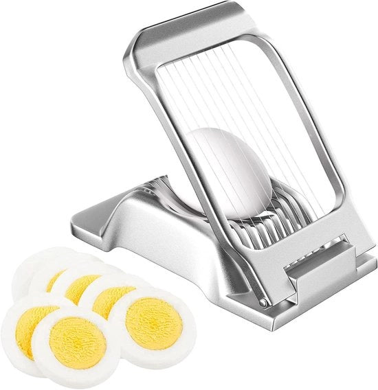 Egg Slicer in Alluminio - Resistente al Lavastoviglie