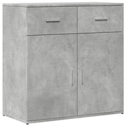 Buffet credenza cassettiera armadio mobile contenitore organizer per cucina soggiorno salotto 79 x 38 x 80 cm legno ingegnerizzato grigio 02_0032094