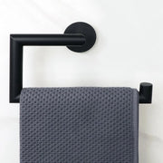 Tappo per carta igienica in acciaio inossidabile 304, 21 cm, con viti nascoste per installazione facile, per la stanza da bagno, nero