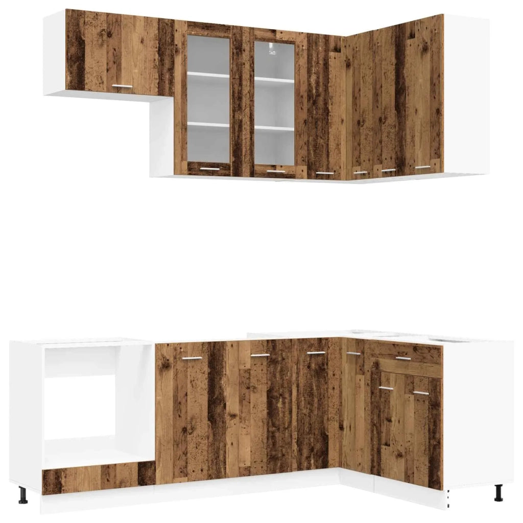 Unità Cucina LYON 8 pcs Legno antico Legno ingegnerizzato 3438513