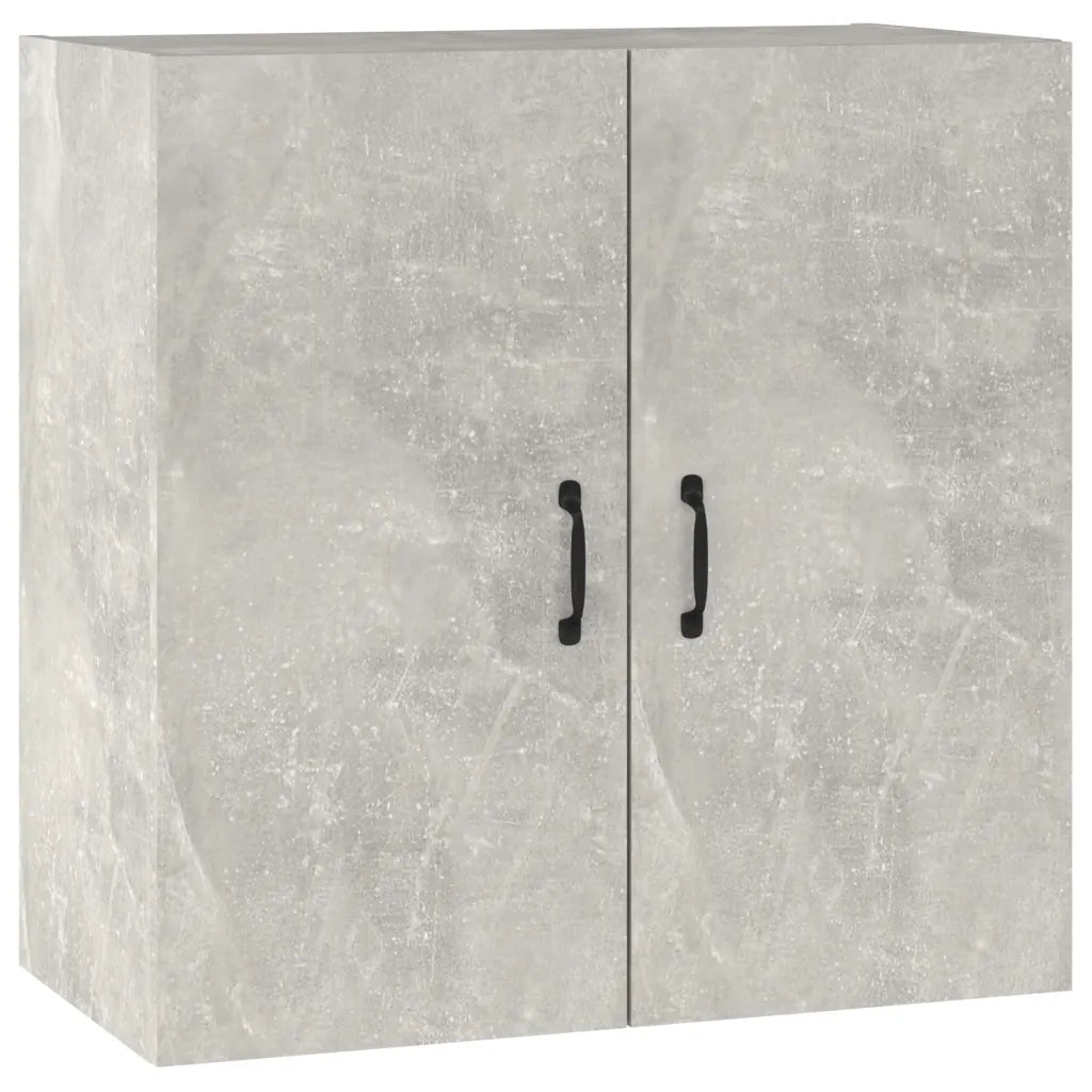 Mobiletto a parete pratico ed elegante 60 x 31 x 60 cm realizzato in legno composito color grigio cemento 02_0048053