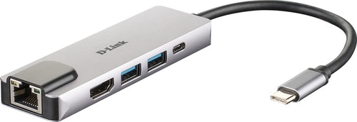 D-link dub-m520 replicatore di porte e docking station per laptop cablato thunderbolt 3 alluminio - DLINE000162