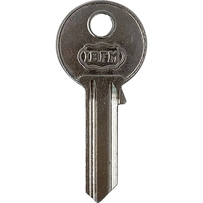 CHIAVE PIATTA IBFM K5 ORIGINALE - OTTONE NICHELATO- 10 pezzi