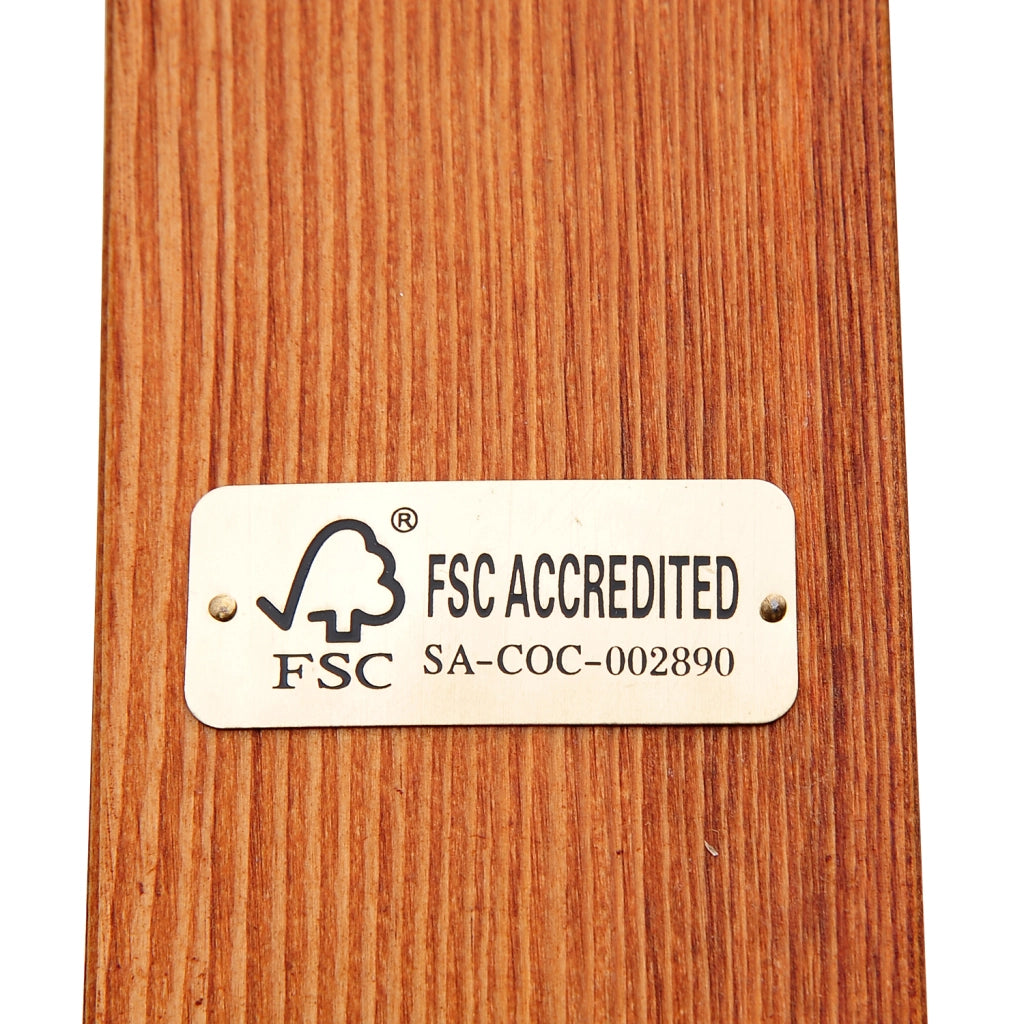 Altalena da giardino 2 posti in legno di larice ¨C zephmum ¨C marrone
