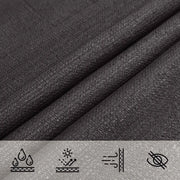 Vela Parasole | Telo Ombra | Vela da ombra Antracite 2,5 x 6 m HDPE