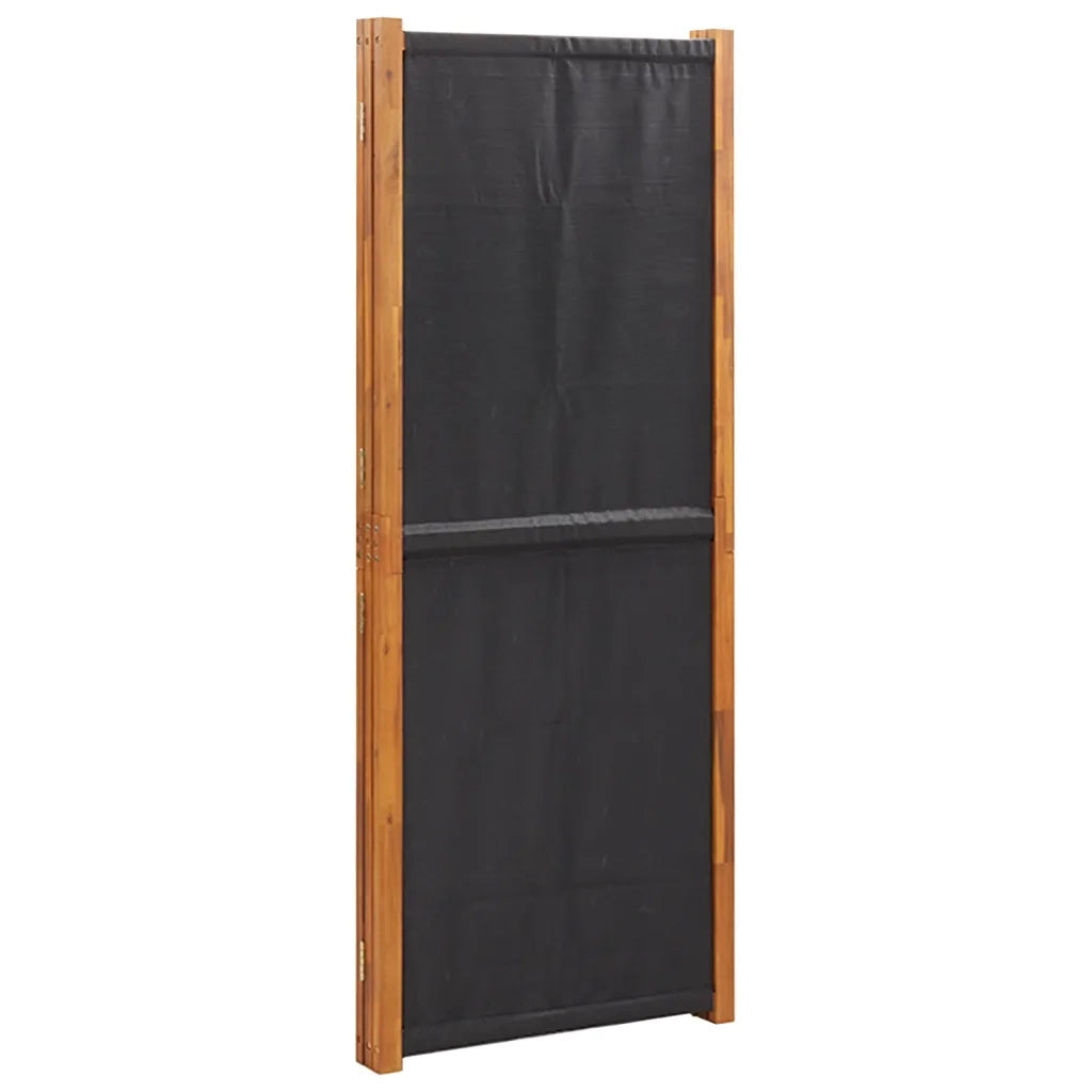 Paravento a 3 Pannelli Nero 210x180 cm 319179