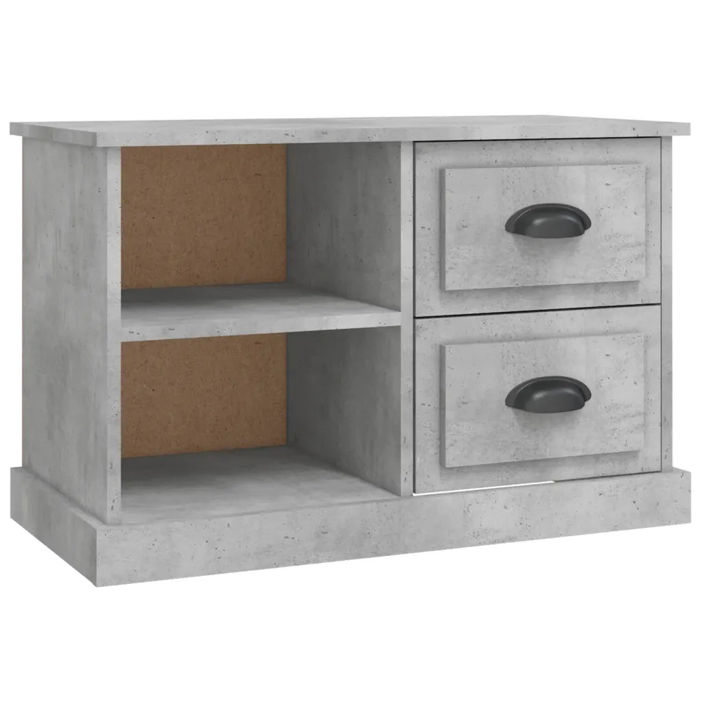Mobile Porta TV-Mobile per TV-Credenza TV Grigio Cemento 73x35,5x47,5cm Legno Multistrato