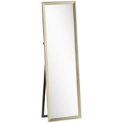 Specchio a figura intera, posizionamento flessibile, 160 x 50 cm, Oro