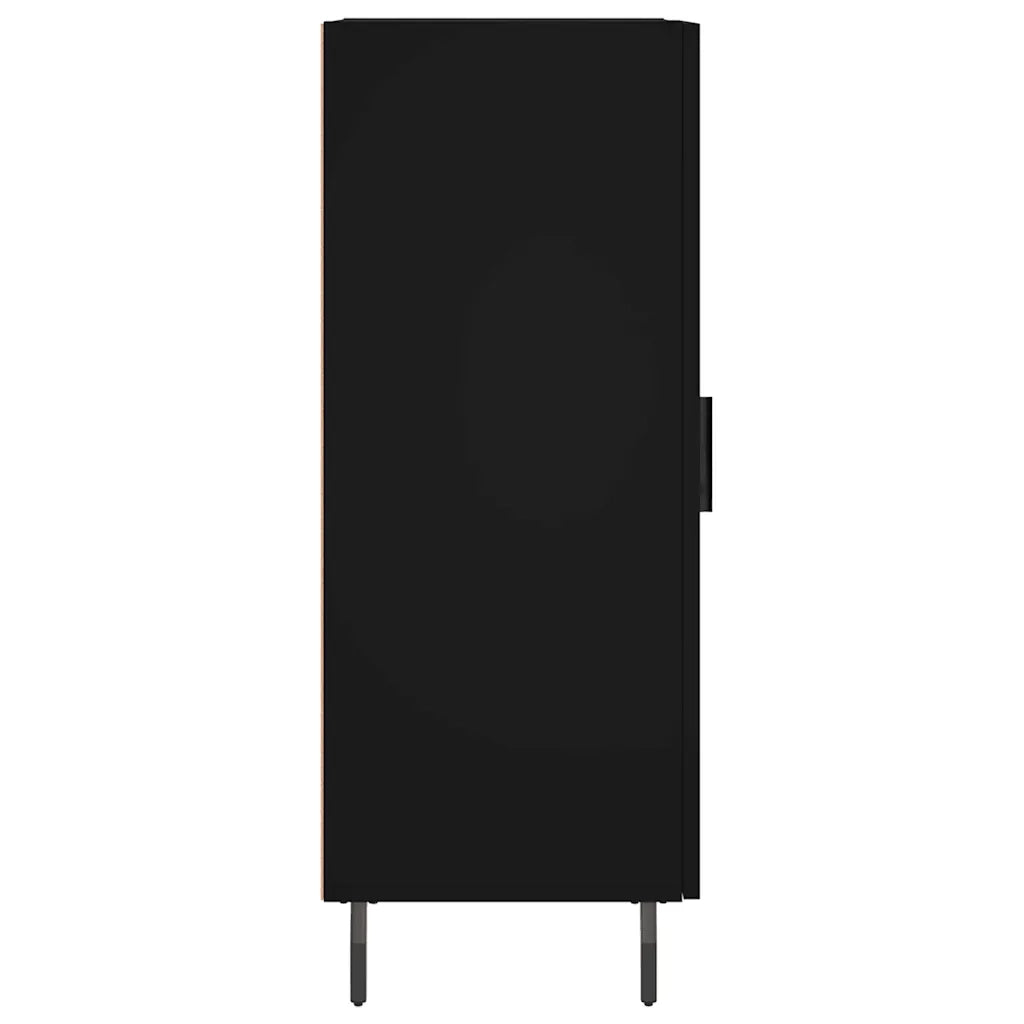 Credenza | Madia | Buffet da pranzo | Armadio da pranzo Nero 34,5x34x90 cm in Legno Multistrato