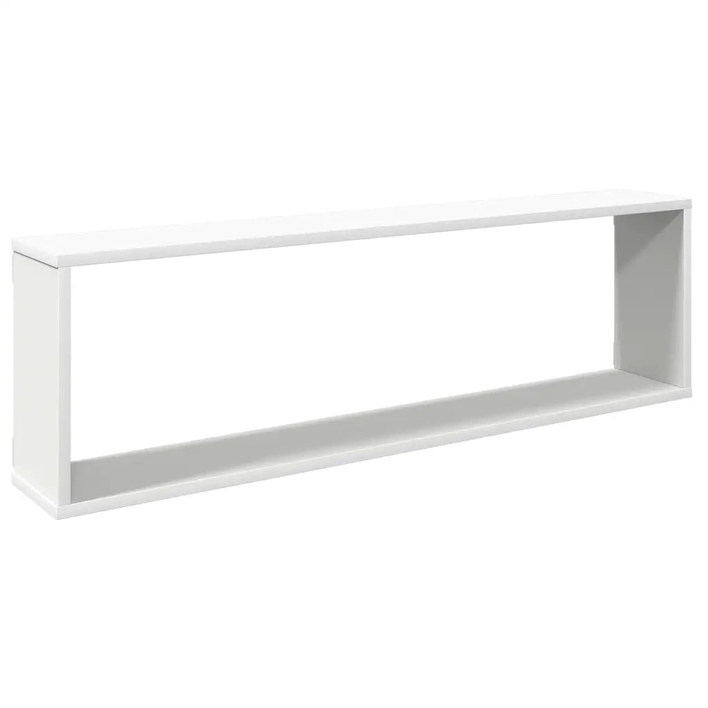 Mensole Parete a Cubo 2 pz Bianco 100x15x30 cm in Multistrato cod mxl 53364