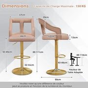 Set di due poltrone con sostegno per gambe e telaio metallico a doppia galvanizzazione in rosso