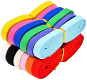 Pacchetto di Tessuto in Cotone con 12 Colori - 60 Metri - Per Ricamo - Progetti di Fai da Te - Manufatti Artigianali - B1cm x L4.57m
