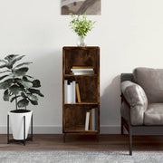 Credenza Rovere Fumo 34,5x32,5x90 cm in Legno Multistrato 828753