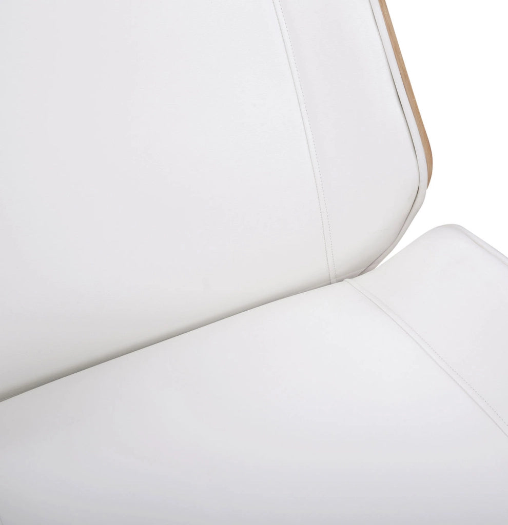 Sedia da ufficio Varel Natura/bianco