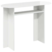 Tavolo Consolle | Tavolo d'Ingresso Bianco Lucido 100 x 39,5 x 75 cm