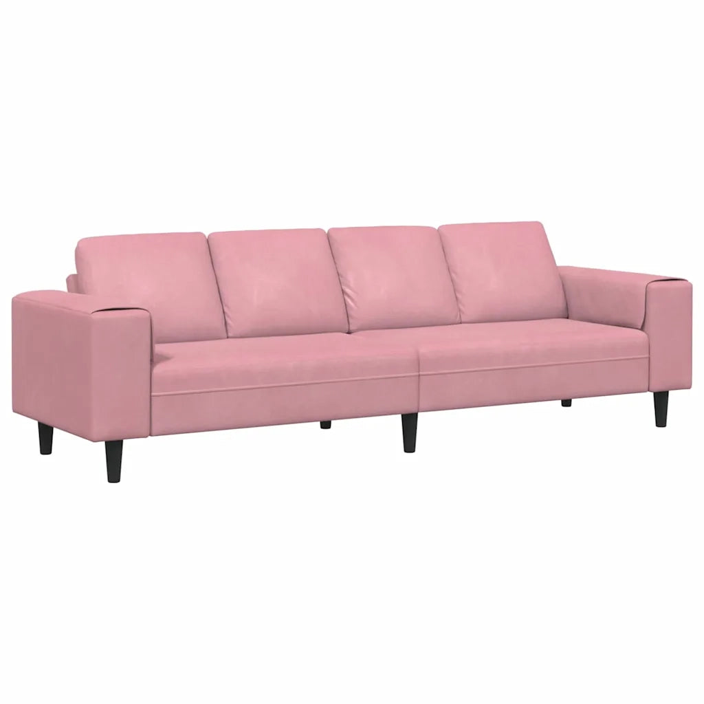 Divano per Soggiorno Rosa 250 x 77 x 76 cm 3335094