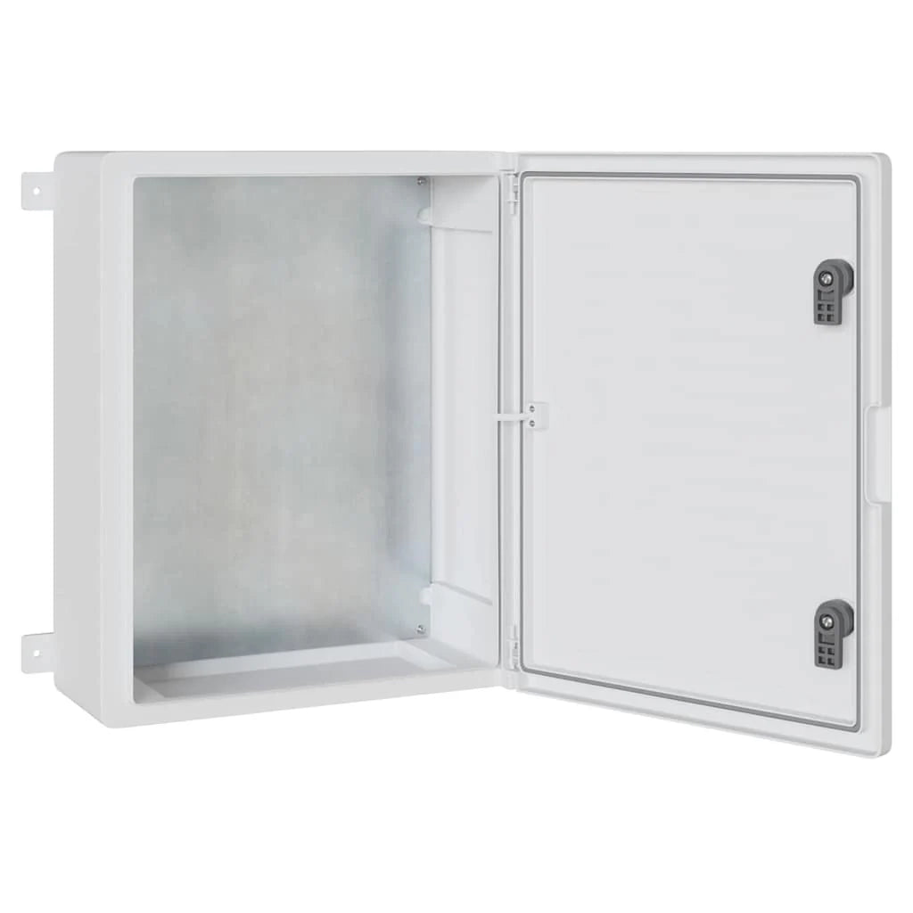 Moderno armadio di controllo multiuso per lo stoccaggio 47 x 20 x 60 cm in plastica ABS grigia 02_0058201