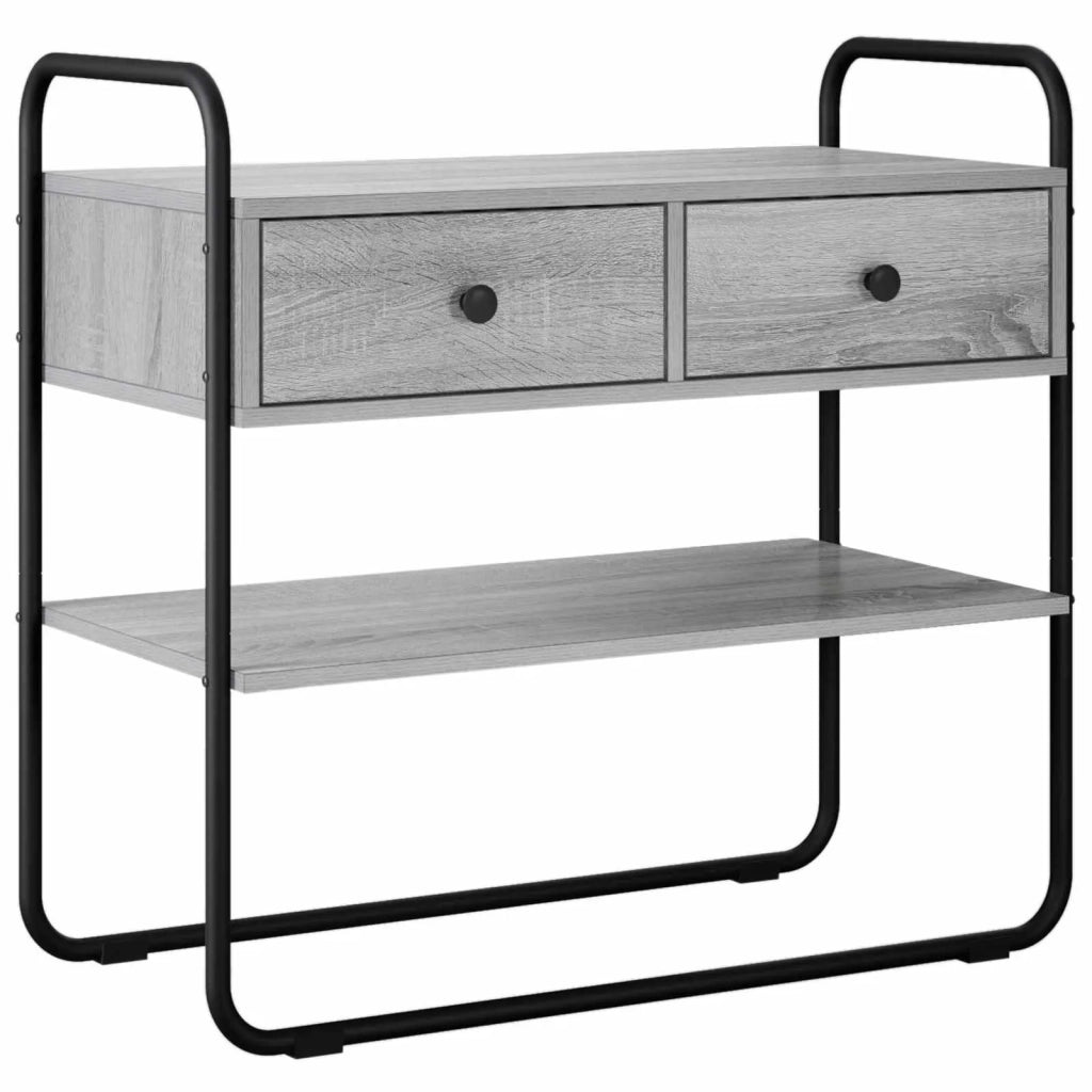 Tavolo consolle Sonoma grigio 100 x 40 x 75 cm 8007554