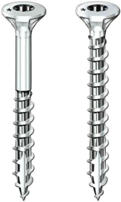 Vite testa svasata stella VYNEX acciaio zincato 4x70/45-Boite 500-351400025034