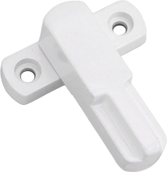 Pannello di Chiusura con Fermo per Bambini - Blocco di Sicurezza per Anticamera con Fermo per Tutto il Mondo - Uso Universale per Ufficio (Bianco)
