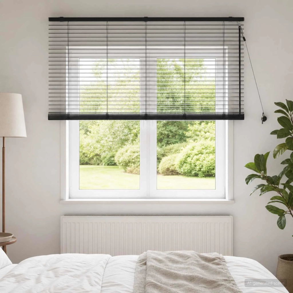 Tenda Veneziana Nero 135 x 130 cm 35 mm 42015473