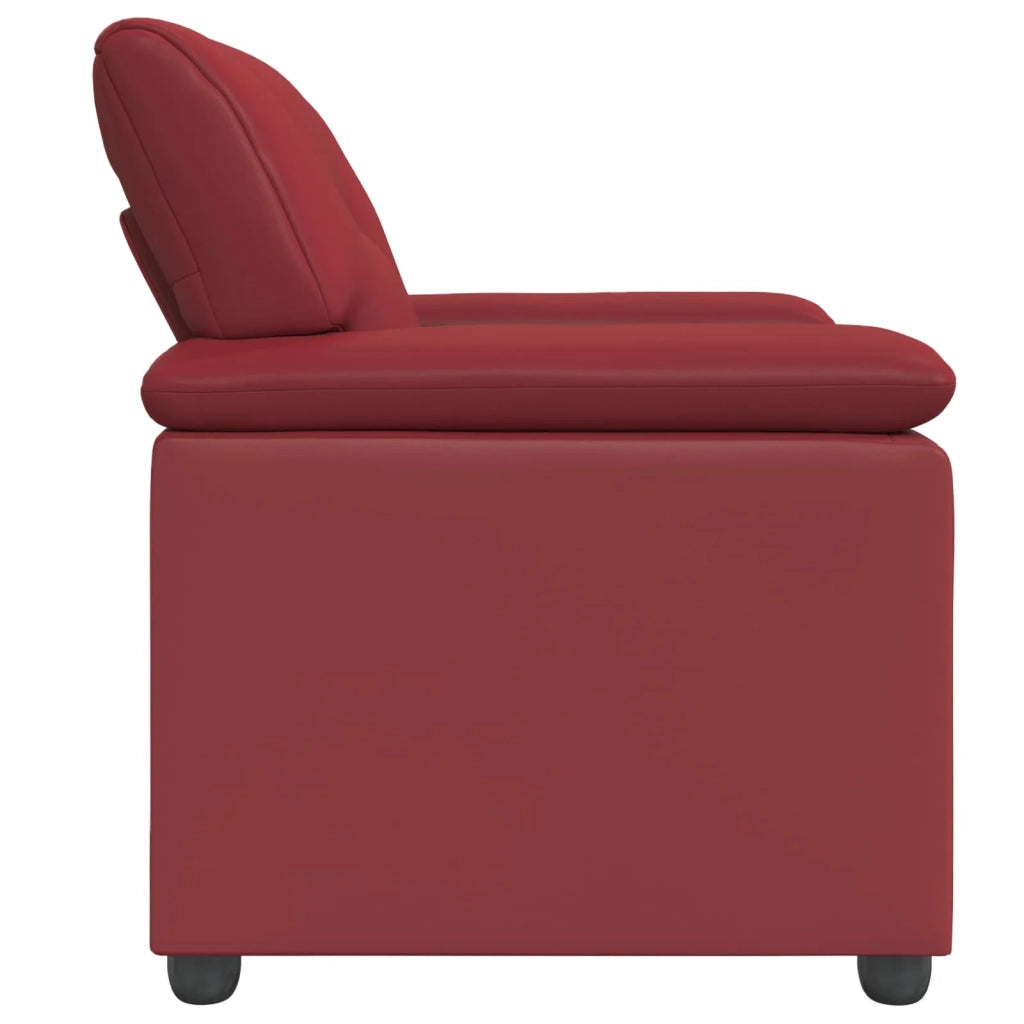 Divano Rosso Vino 91 x 85 x 93 cm Similpelle 42040867