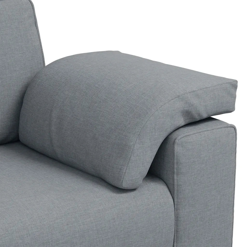 Divano-Sofa-Divanetto Grigio chiaro 160 x 77 x 82 cm Tessuto