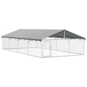 Gabbia per Cani da Esterno con Tetto 600x300x150 cm cod mxl 50524