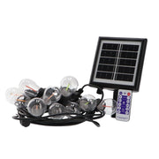 Ledme ghirlanda led solare 3w con 10 lampadine e27 da esterno ip65 rgb