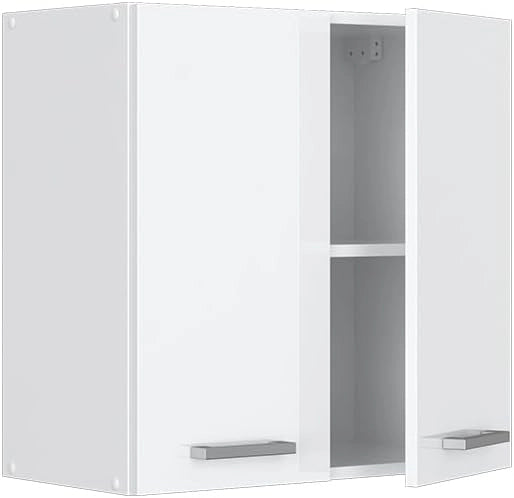 Pensile da cucina R-Line, Bianco lucido, 60 cm, per la libera combinazione all'interno di sistemi cucina modulari