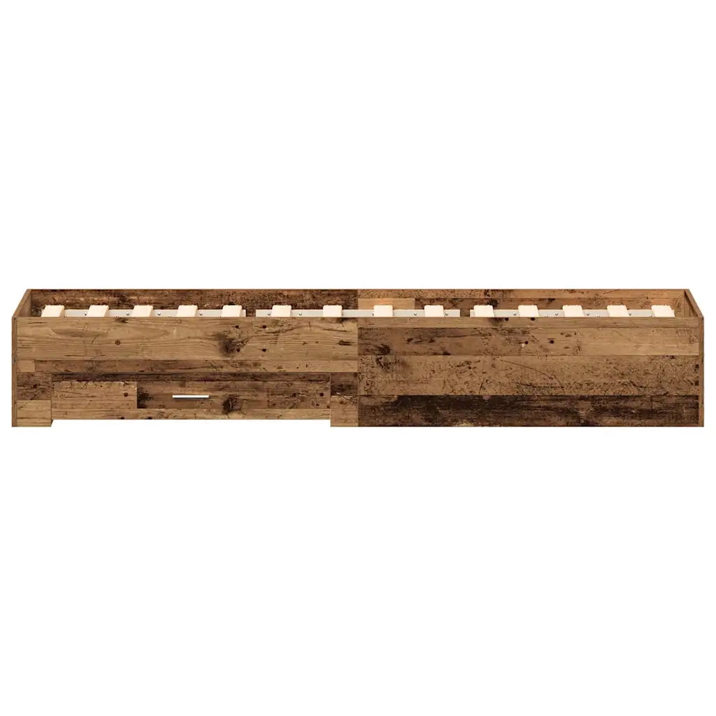 Struttura del letto Legno vecchio 90 x 190 cm Legno multistrato 3333990