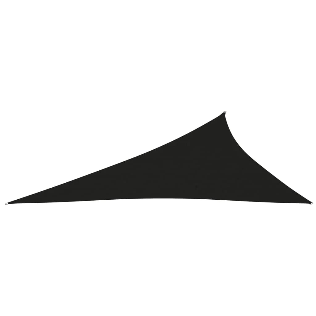 Vela ombreggiante triangolare in tessuto Oxford 3 x 4 x 5 m nero 02_0009847